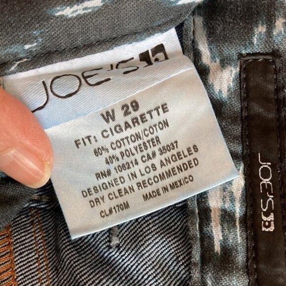 Joe's Dark Zoan Cigarette Jean 29 - Picture 14 of 15